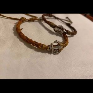 2 piece anchor bracelets